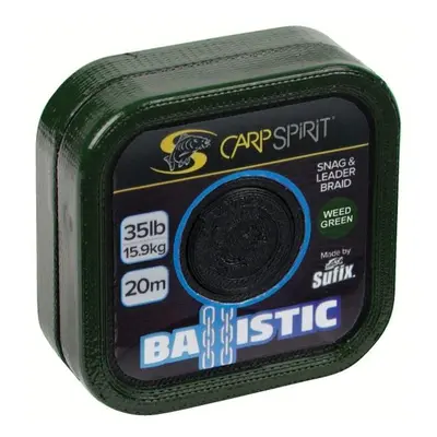 Carp Spirit Šňůrka Ballistic Braided Leader Camo Green 20m Nosnost: 35lb