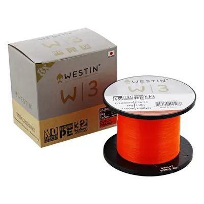 Westin Pletená Šňůra W3 8-Braid Dutch Orange 1m Nosnost: 6,1kg, Průměr: 0,148mm