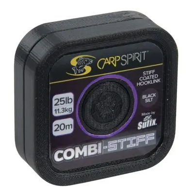 Carp Spirit Šnůrka Combi Stiff Coated 20m Varianta: 6,8 kg/15 lb Černá