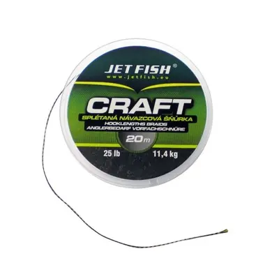 Jet Fish Splétaná Šňůrka Craft 25lb 20m