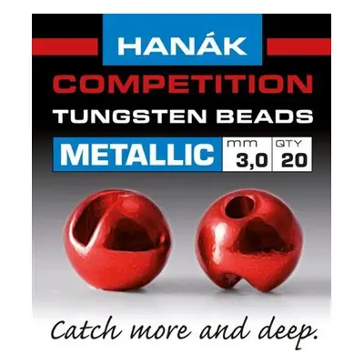 Hanák Competition Hanák Tungstenové Hlavičky Metallic Červené Průměr: 2,5mm