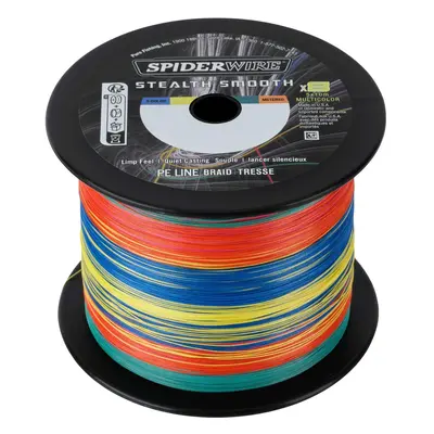 SpiderWire Pletená Šňůra Stealth Smooth X 8 Multicolor 1m Nosnost: 26,4kg, Průměr: 0,29mm