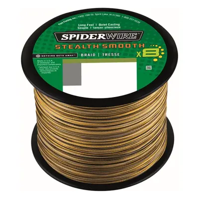 Spiderwire Pletená Šňůra Stealth Smooth 8 Camo 1m Nosnost: 18,0kg, Průměr: 0,19mm