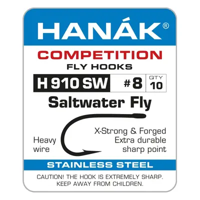 Hanák Competition Hanák Háčky H 910 Saltwater Velikost háčku: #4