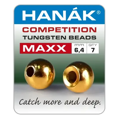 Hanák Competition Hanák Tungstenové Hlavičky MAXX 6,4mm Zlaté