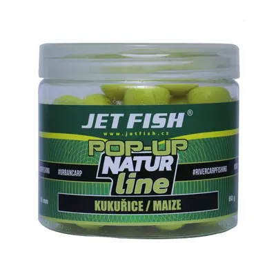 Jet Fish Boilie Natur Line POP UP Kukuřice Průměr: 12mm