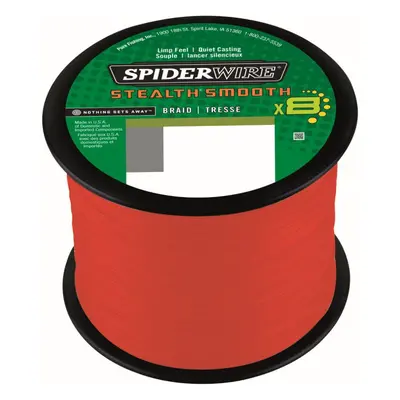 Spiderwire Pletená Šňůra Stealth Smooth 8 Červená 1m Nosnost: 23,6kg, Průměr: 0,23mm