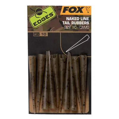 Fox Převleky Edges Camo Naked Line Tail Rubbers Size 10