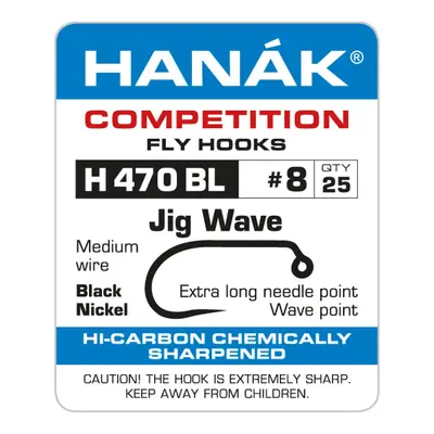 Hanák Competition Hanák Háčky H 470 BL Jig Wave Velikost háčku: #10