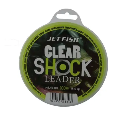 Jet Fish Šokový Vlasec Clear Shock Leader 100m Průměr: 0,45mm