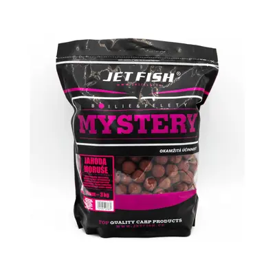 Jet Fish Boilie Mystery Jahoda / Moruše Hmotnost: 1kg, Průměr: 24mm