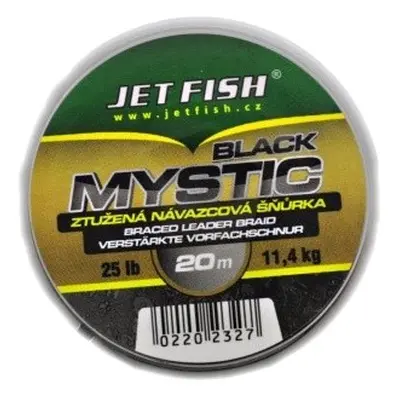 Jet Fish Návazcová Šňůra Black Mystic Barva Black 20m 25lb