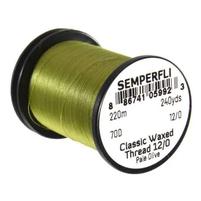 Semperfli Nit Classic Waxed Thread 12/0 Pale Olive