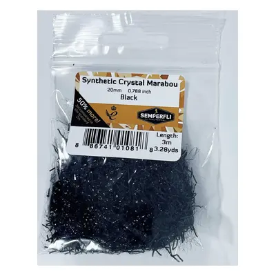 Semperfli Syntetické Marabou Synthetic Crystal Marabou Black