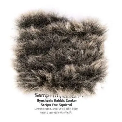 Semperfli Sytetické Proužky Králičí Kůže Synthetic Rabbit Zonker Strips Fox Squirrel