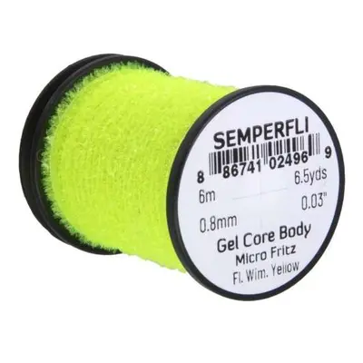 Semperfli Šenylka Gel Core Body Micro Fritz Fl. Wimbledon Yellow 0,8mm