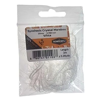 Semperfli Syntetické Marabou Synthetic Crystal Marabou Dead Egg White