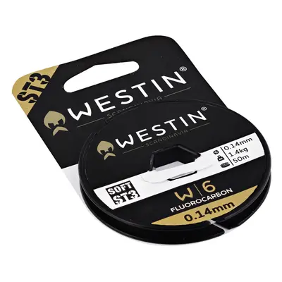 Westin Fluorocarbon W6 ST3 Fluorocarbon Clear Délka: 20m, Nosnost: 64,2kg, Průměr: 1,20mm