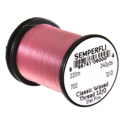 Semperfli Nit Classic Waxed Thread 12/0 Shell Pink