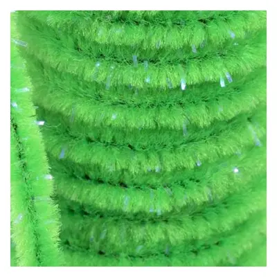 Semperfli Šenylka Sparkle Worm Chenille Fl. Green 3mm