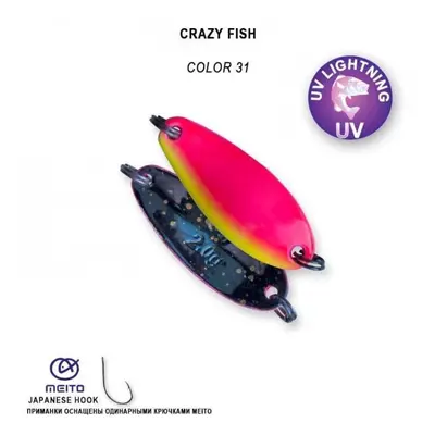 Crazy Fish Plandavka Swirl Barva č. 31 Hmotnost: 3,3g