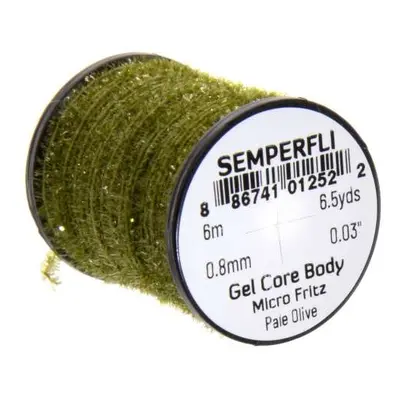 Semperfli Šenylka Gel Core Body Micro Fritz Pale Olive 0,8mm