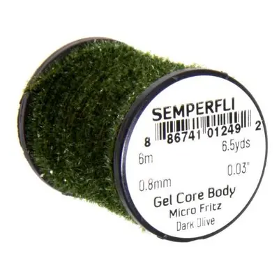 Semperfli Šenylka Gel Core Body Micro Fritz Dark Olive 0,8mm