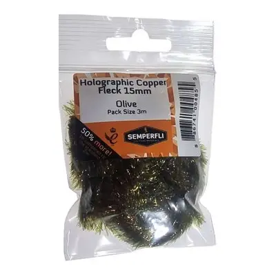 Semperfli Šenylka Copper Tinsel Fleck Large Olive 15mm