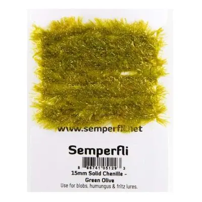 Semperfli Šenylka Solid Chenille Golden Olive 15mm