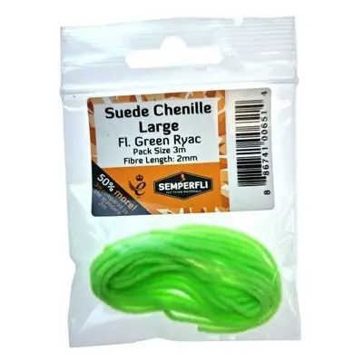 Semperfli Šenylka Suede Chenille Large Fl Green Rhyac 2mm