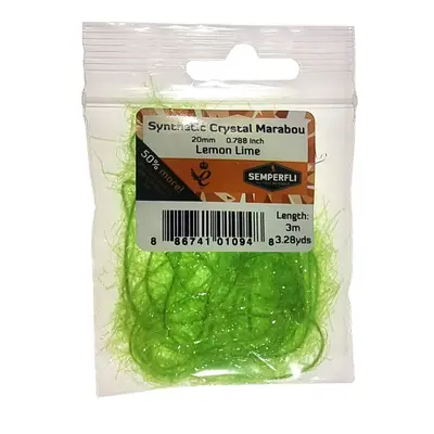 Semperfli Syntetické Marabou Synthetic Crystal Marabou Lemon Lime