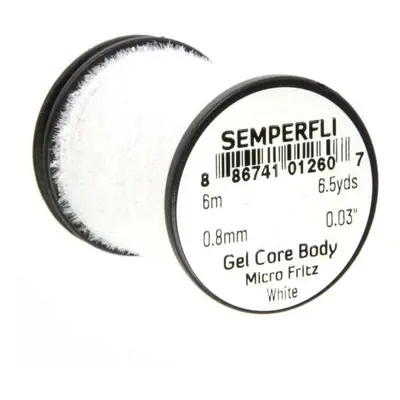 Semperfli Šenylka Gel Core Body Micro Fritz White 0,8mm