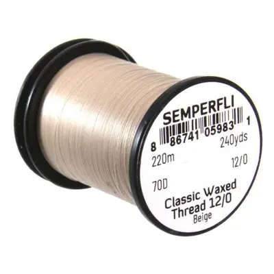 Semperfli Nit Classic Waxed Thread 12/0 Beige