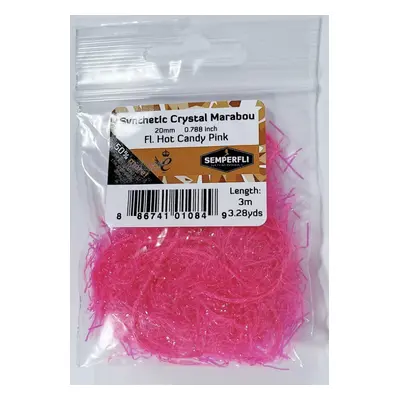 Semperfli Syntetické Marabou Synthetic Crystal Marabou Fl Hot Candy Pink