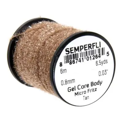 Semperfli Šenylka Gel Core Body Micro Fritz Tan 0,8mm