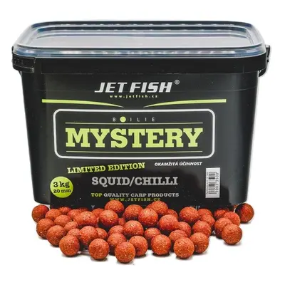 Jet Fish Boilie Mystery Squid Chilli 3kg Hmotnost: 3kg, Průměr: 20mm