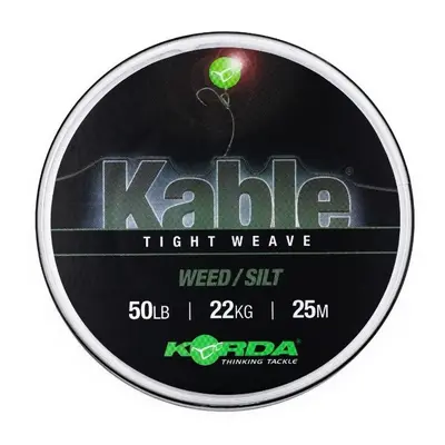 Korda Olověná Šňůra Kable Tight Weave 7m Varianta: Weed/Silt