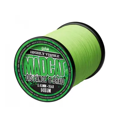 Madcat Pletená Šňůra Backbone PE X8 Chartreuse 1m Nosnost: 59,1kg, Průměr: 0,50mm