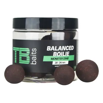 TB Baits Vyvážené Boilie Balanced + Atraktor Monster Crab 100 g 20-24 mm Hmotnost: 100g, Průměr: