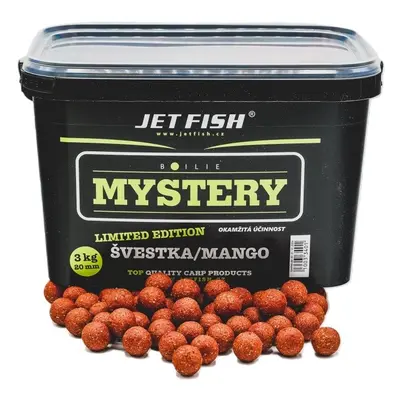 Jet Fish Boilie Mystery Švestka Mango 3kg Hmotnost: 3kg, Průměr: 20mm