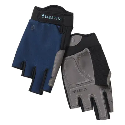 Westin Rukavice Drip Upf Half Finger Glove Petrol Blue