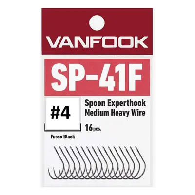 Vanfook Háčky SP-41F Spoon Experthook 16ks Počet kusů: 16ks, Velikost háčku: #4