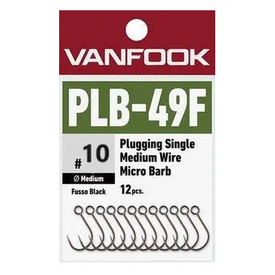 Vanfook Háčky PLB-49F Plugging Single Medium Wire Micro Barb 12ks Počet kusů: 12ks, Velikost háč