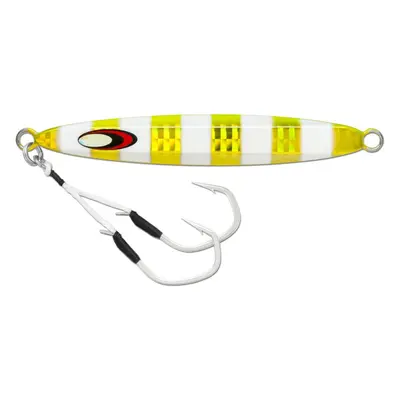 Storm Jig Gomoku Slide Dancer UV Chartreuse Glow Zebra Délka: 12,6cm, Hmotnost Pilkeru: 160g