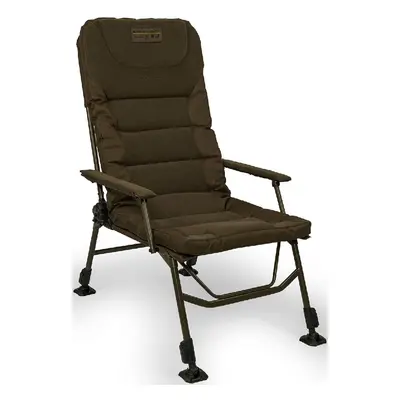 Avid Carp Křeslo Benchmark Leveltech Hi Black Recliner Chair