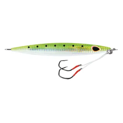 Storm Jig Gomoku Kensaki UV Chartreuse Glow Zebra Délka: 13cm, Hmotnost Pilkeru: 120g