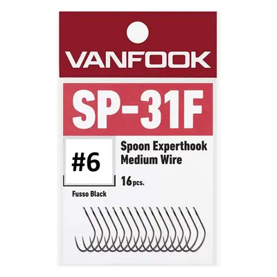 Vanfook Háčky SP-31F Spoon Experthook 16ks Počet kusů: 16ks, Velikost háčku: #6