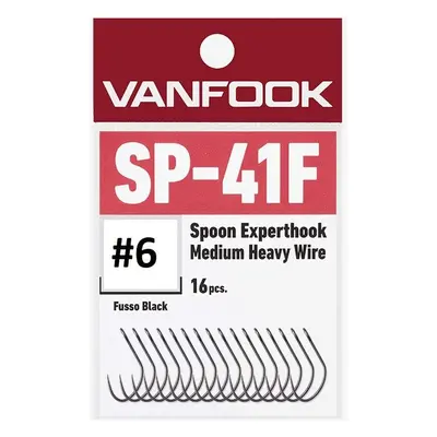 Vanfook Háčky SP-41F Spoon Experthook 16ks Počet kusů: 16ks, Velikost háčku: #6