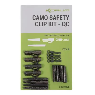 Korum Závěsky Camo Safety Clip Kit QC 4ks