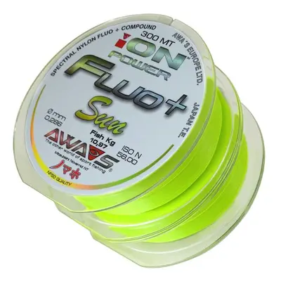 AWAS Vlasec Ion Power Fluo+ Sun 600m - 2x300m Nosnost: 8,95kg, Průměr: 0,26mm